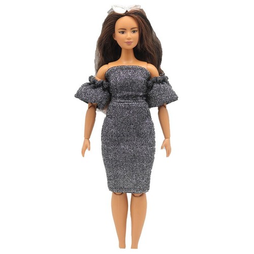 Glitzer Mode Kleid für 11,5" Puppenkleidung Outfits Prinzessin Dame Partykleid - Bild 6 von 19