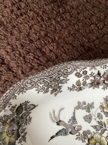 Enoch Wedgwood Oriental Pheasants Side Dish 20 x 14 Cm. Vintage Condition Used. - Picture 4 of 15