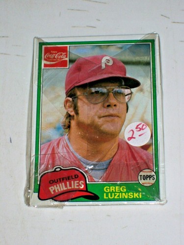 1981 Topps Coca-Cola Philadelphia Phillies Sealed Pack with Greg Luzinski - Picture 1 of 2