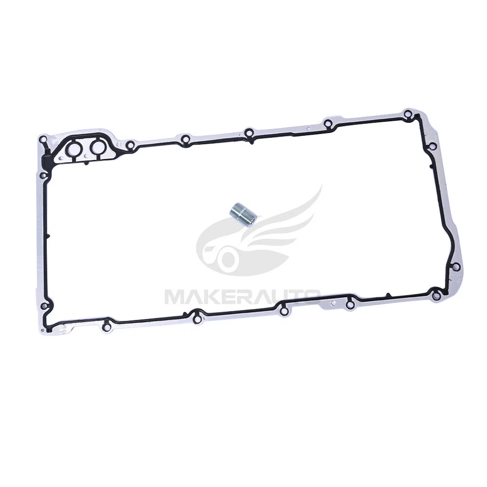 cárter de aceite del motor con junta para Chevrolet Express Silverado GMC Yukon 1500 2500 Foto 2 de 4