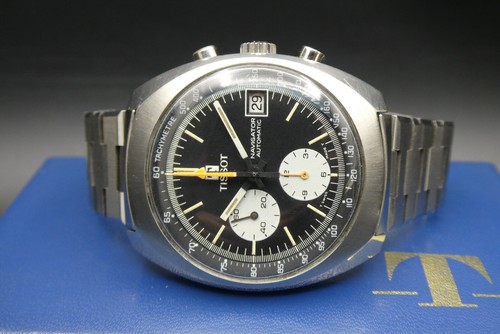 Vintage Tissot Navigator Automatic Lemania 1341 Swiss Chronograph - Picture 5 of 12