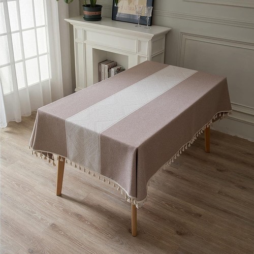 Tablecloth Rectangle Washable Table Cloth Heavy Duty Dust-Proof 55" X 87" - Picture 3 of 7