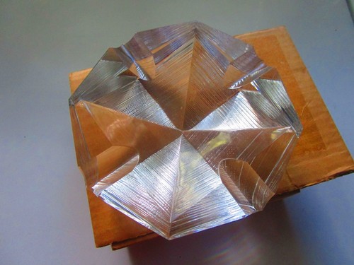 UNIQUE VINTAGE CRYSTAL ASHTRAY BLEIKRISTALL MADE BY THOMAS IN GERMANY BRAND NEW - Picture 5 of 6