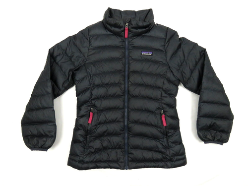 Patagonia Down Quilted Youth Boys Full Zip Puffer Sweater Coat Jacket M 10