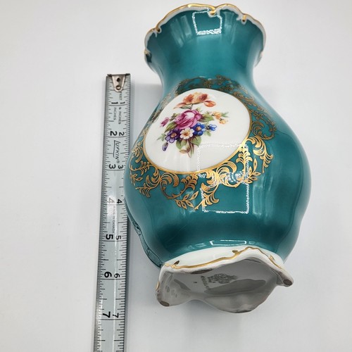 Vintage JLMENAU GRAF VON HENNEBERG Porcelain 7in VASE - Bild 12 von 12