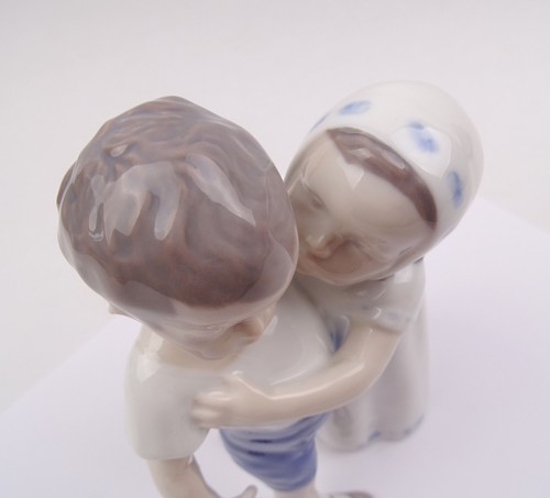 Bing & Gröndahl Porcelain Figurine No 1614 Love Rejected 17.5cm Floor Mark 1957 - Picture 6 of 8