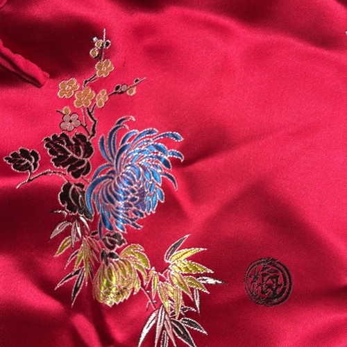 VTG geogers handmade pink Silk Dress Modern Qipao Chinese Cheongsam Dress S - Picture 4 of 5