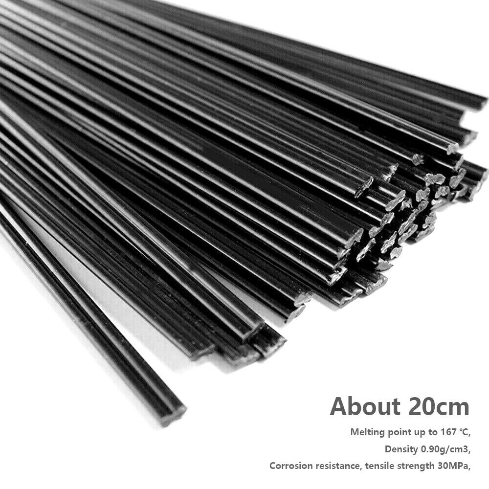 AUS 50pcs Plastic Welding Rods ABS/PP/PVC/PE Welding Sticks For Welder