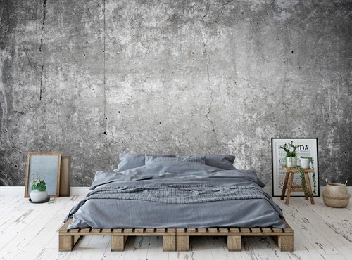 Grey Concrete Wall Mural Photo Wallpaper Trend Decor Print Custom Paper Poster - Imagen 5 de 9