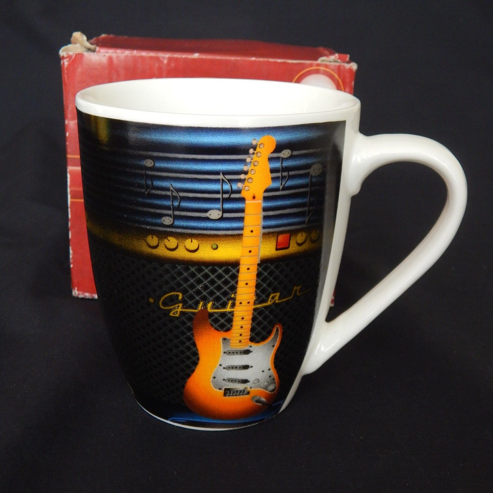 Guitar Mug Bone China NEW  Boxed
