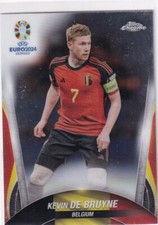 Topps 2024 Chrome UEFA Euro No. 86 Kevin De Bruyne