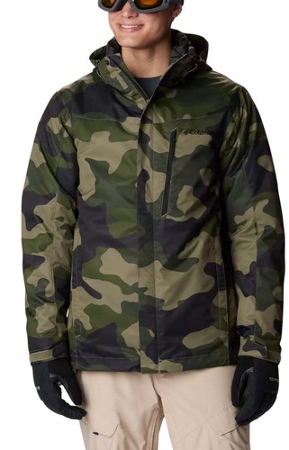 Columbia Whirlibird IV Interchange Jacket Stone Green Mod Camo Print Mens Sz 2XT - Picture 1 of 18