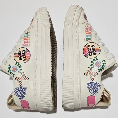Steve Madden Toddler Girls Shoes Be Happy Sneaker Size 11 - Picture 8 of 9