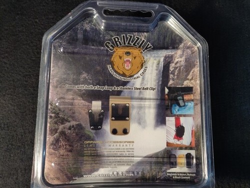 Universal Small Grizzly Nylon Belt Case with extra clip - Picture 2 of 8