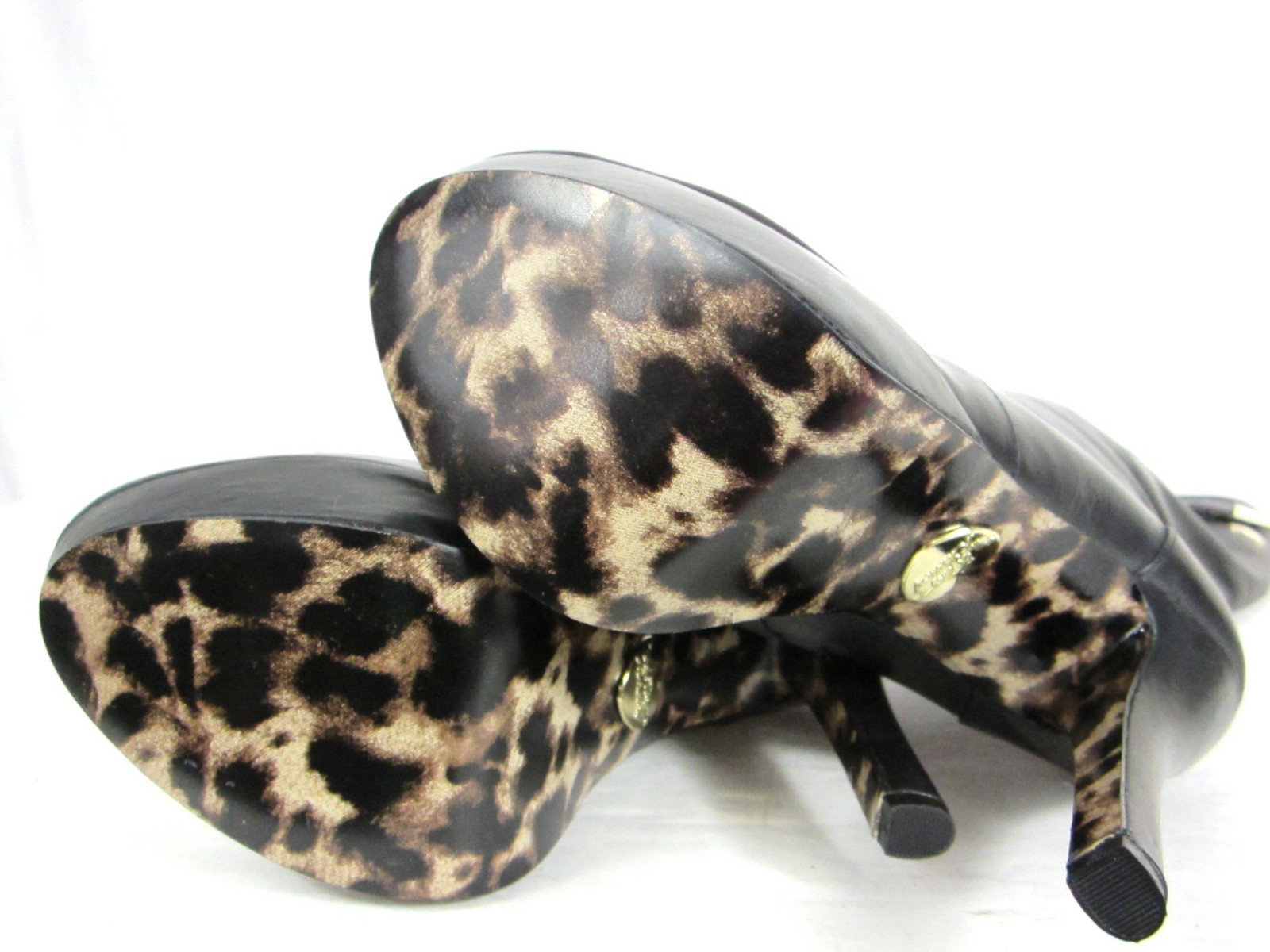Betsy Johnson para cuero la gente cool vivie Negro de cuero para liso botas Talla 6.5 289 210a0b Betsy Johnson para cuero la gente cool vivie Negro de cuero para liso botas Talla 6.5 289 210a0b