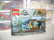 LEGO JURASSIC WORLD  " BABY VELOCIRAPTOR PLAYPEN "  # 30382   NEW POLYBAG!
