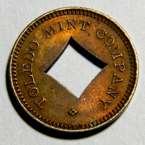 Toledo Ohio Mint Company ficha antigua máquina tragamonedas (02304) - Imagen 4 de 5