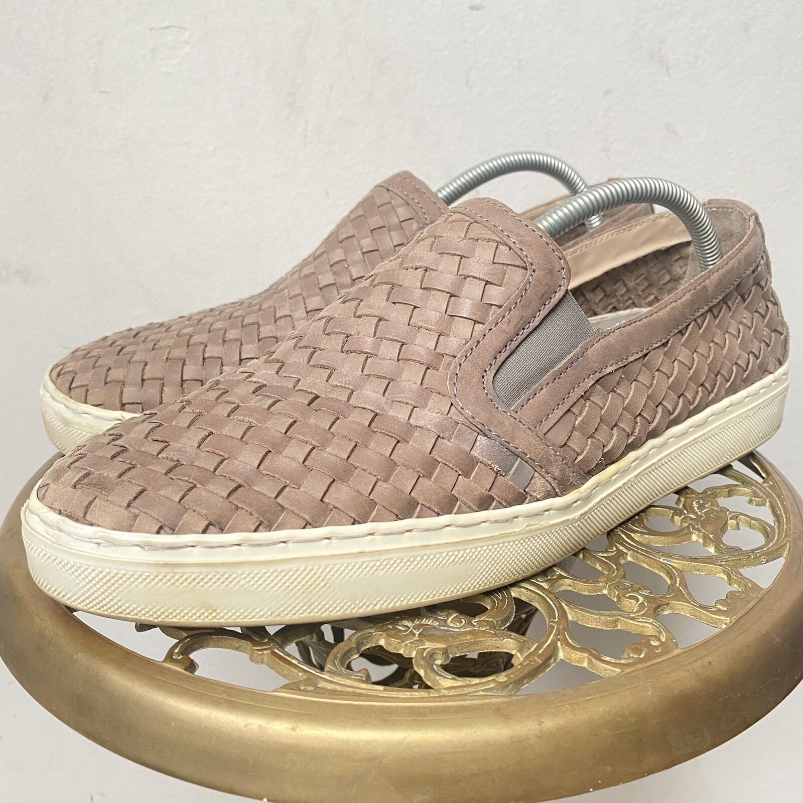 mens woven slip on shoes
