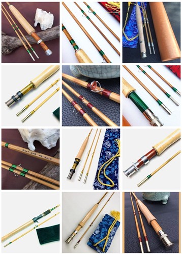 GARRISON 7'0"~4 wt/Bamboo Fly Rod Blanks+Nickel Silver Ferrule/2 Sections~2 Tips - Bild 22 von 22