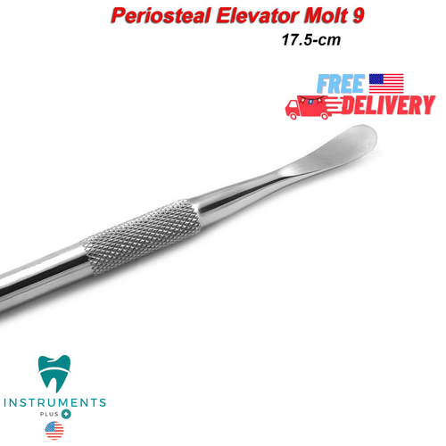 Molt Periosteal Elevator # 9 Dental Dentist Instruments Scaler Surgical Implant - Picture 3 of 4