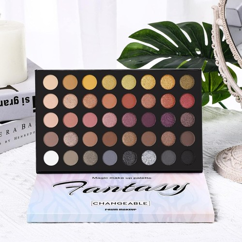 Professional Neutral Smokey Eyeshadow Makeup Palette, Matte Shimmer Metallic ... - Picture 3 of 8