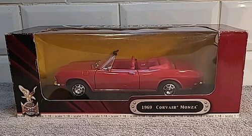 1:18 Boxed ROAD SIGNATURE 1969 Corvair Monza ‘Red’ LHD Model Car  - Picture 1 of 14