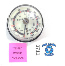Aqua Lung 200ft - 60 Meter Depth Gauge Puck Module Scuba Dive + Max Depth Gauge