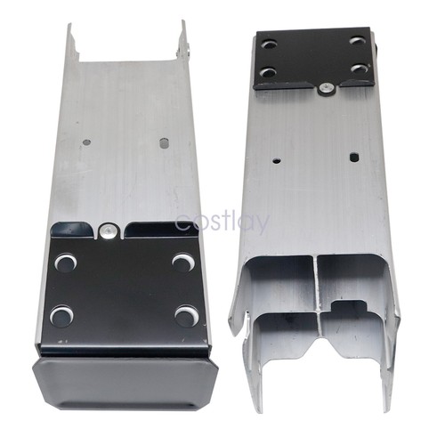 Fits Tesla Model 3 2017-2023 Front Left+Right Bumper Rail Extension Crush Can 2X - Picture 8 of 12