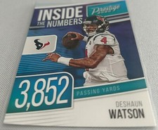 2020 Panini Prestige Football Deshaun Watson Houston Texans Inside The Numbers