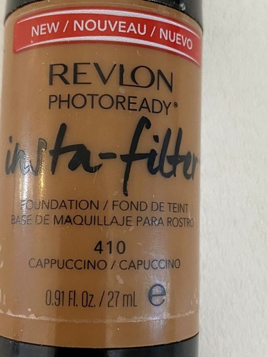 Revlon Photoready Insta Filter Liquid Base Foundation 410 Cappuccino Makeup New - Picture 3 of 5