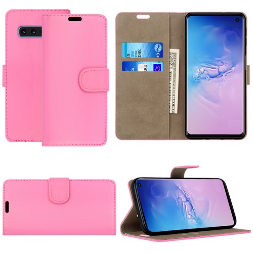 Housse de portefeuille en cuir rabattable pour Samsung Galaxy S10 S10 Plus, Lite - Photo 9 sur 23