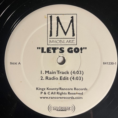Jaz-O & Dibiase featuring Jay-Z – Let's Go 12" Vinyl 2001 Rancore Records – 6412 - Picture 2 of 3