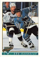 1993 Topps Premier  #199 Rob Gaudreau San Jose Sharks