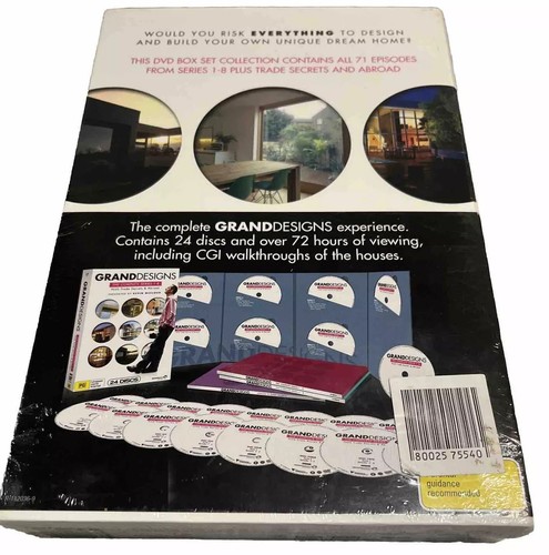 Grand Designs DVD Limited Edition Rare Box Set 2011 Series Complete 1 - 8 New - Picture 2 of 4