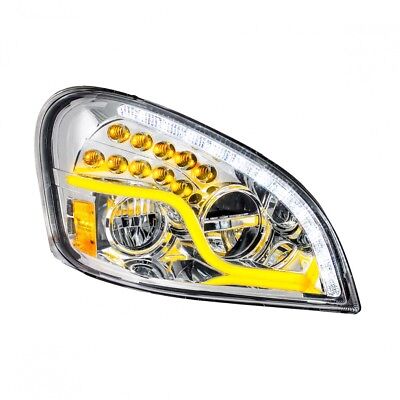 Amber LED//Amber Lens 6 LED Cab Lights for 2008-2017 Freightliner Cascadia