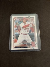 2021 Bowman Prospects Nolan Gorman RC #BP90. NrMt