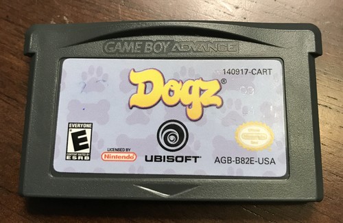 DOGZ Game Boy Advance CARTRIDGE ONLY #AGB-002 TESTED. Works!