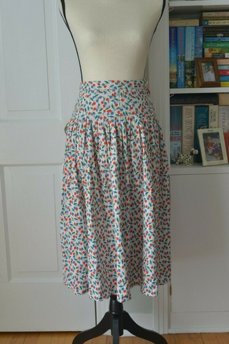 Original Vintage 1980s Mondi Pleated Skirt Cotton