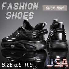 Men's Breathable Walking Sports Shoes Running Shoes Non-Slip Fashion Sneakers US