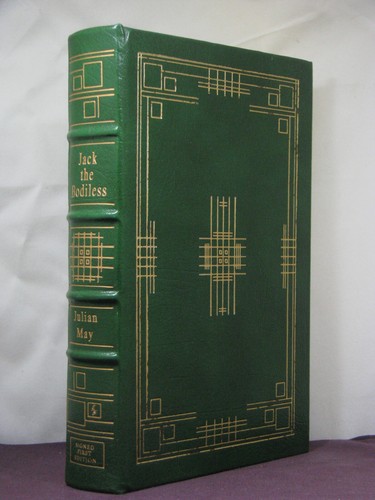1st, signed by 2, Galactic Milieu 1:Jack the Bodiless by Julian May,Easton Press - Picture 1 of 5
