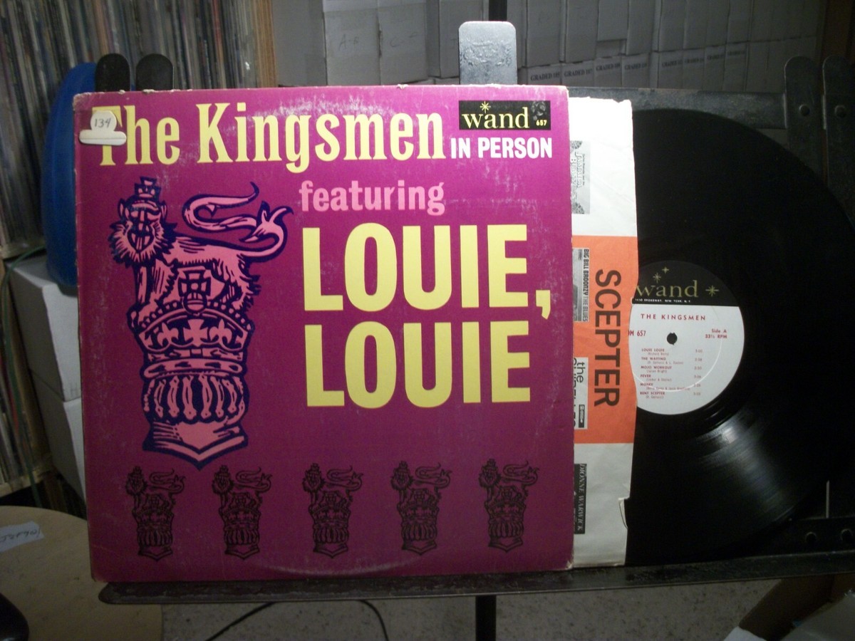 洋楽 The Kingsmen Louie, Louie WAND 657 The Kingsmen In Person Featuring Louie, Louie LP 1963 WAND