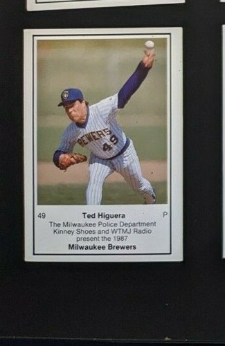 1987 Milwaukee Brewers Police Department Cards - Choose 1! - Picture 20 of 31