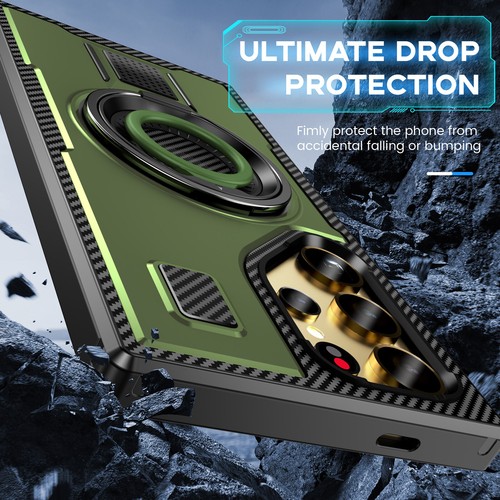 Ring Stand Rugged Case For Samsung Galaxy S25 S24 Ultra S23 S22 Shockproof Cover - Bild 46 von 82