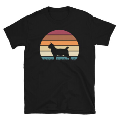 Retro Sunset Kitten Feline Pet Pixie Bob Cat Short-Sleeve Unisex T-Shirt