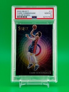 2022-23 Panini Select Color Wheel Cade Cunningham #11 PSA 10 GEM MINT