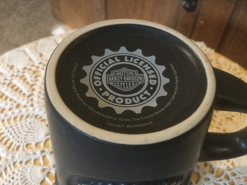 Taza de café Harley Davidson usada. 3.75" H x 3.5" D. ¡Adorable! - Imagen 4 de 4