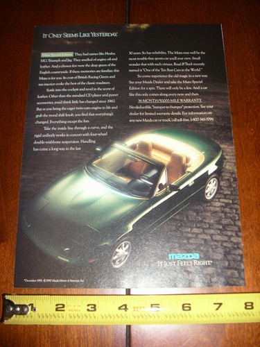 Mazda Miata 1991 edición especial - anuncio original - Imagen 3 de 4