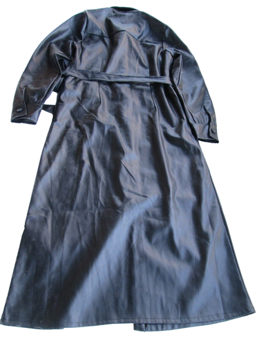 Evereve Negro Vegano Cuero Botón Delantero Camisa Vestido Trench Midi Manga Larga M - Imagen 8 de 10