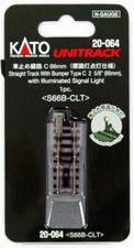 Kato 20-064 N Unitrack 66mm Lighted Bumper Type C