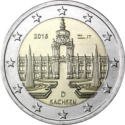 Germany 2 euro coin 2016 /"Sachsen/" UNC